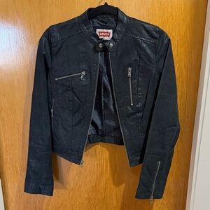 Levi's Women's Black Leather Jacket